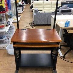 ★ジモティ割あり★  キャスター付きPCデスク  W76×D52...