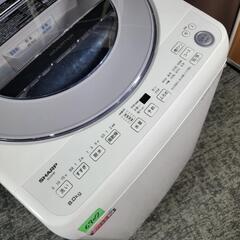 R25　SHARP　家庭用　洗濯機　8キロ　小型　インバーター搭載　保証込み ‍♂️h060930売約済み❌6907‼️配送設置は無料?‼️最新2021年製✨SHARP