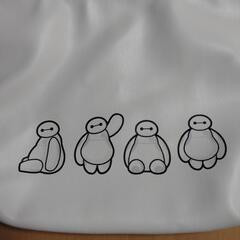 可愛い❢ディズニーベイマックスフェイクレザー巾着ショルダーバッグの画像