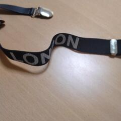 KNICK KNACK　LONDONロゴ入りサスペンダーの画像