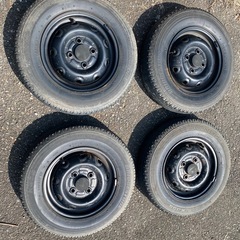 鉄チンタイヤホイール４本セットの画像