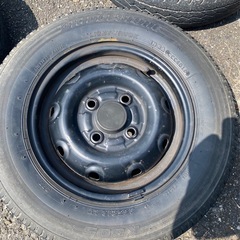 鉄チンタイヤホイール４本セットの画像