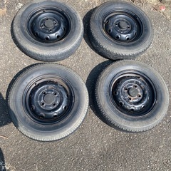 鉄チンタイヤホイール４本セットの画像