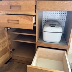 ま*り様 【お値下げ中】【unico】HUTTE キッチンボード　食器棚 値下げ/unico(ウニコ)よりHUTTE(ヒュッテ)シリーズ のキッチンボード