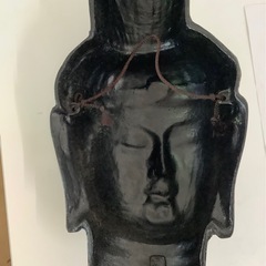 観音様　お面像　鋳鉄製　　リサイクルショップ宮崎屋　佐土原店　25.12.27の画像