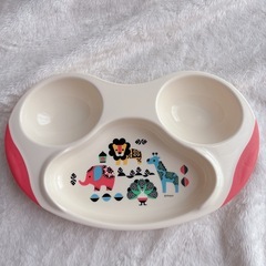 美品リッチェル プレート２枚セットの画像