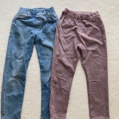 ZARAジーパン&デビロックタックパンツ130cm