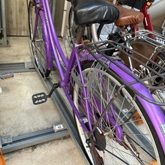 むらさき大人用自転車