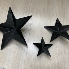 お譲り先決定★星の壁掛け飾り金属製　の画像