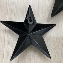 お譲り先決定★星の壁掛け飾り金属製　の画像