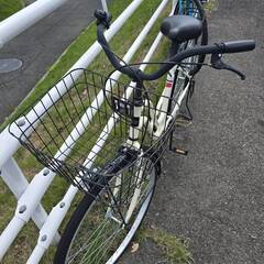 普通自転車★26インチ★変速無し★PatioBox★クリーム色
