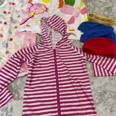 中古🌈プールに使用 帽子とメガネ付き