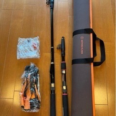 アクティブフライヤーロッドケース  と 渓流　釣竿　2本　オマケ付き