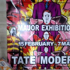 GILBERT & GEORGE TMAJR EXHIBITION 15FEBRUARY-7MAY Tate Modern ポスター 中古の画像