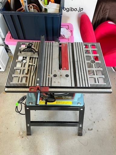 【成約済】【USED】【通電確認済】ナカトミ　HOMETOOL 丸鋸盤　丸のこ盤　木工ツール　テーブルソー　TS-254C