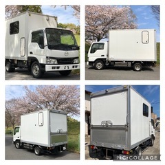 1.5トントラックで製作した移動理美容車です！の画像
