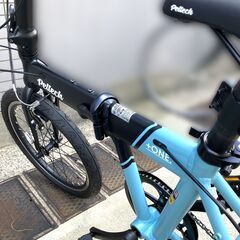 折りたたみ自転車【ほぼ新品】【PELTECH Flip one 20インチ 外装7段】の画像