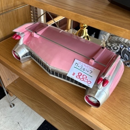 ピンクキャデラック キャデラック カーシェルフ シェルフ 飾り棚 壁掛け棚 アメリカ アメリカン