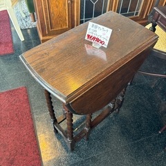 イギリスアンティーク オーク材 バタフライテーブル テーブル サイド