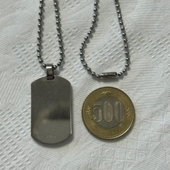 ネックレス　⑤レザーブレイドモチーフ 109メンズ ユニセックス　48センチの画像