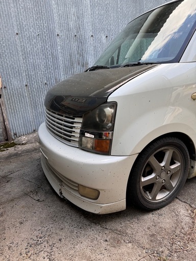 MH系　ワゴンR バッドフェイス　リアルカーボン