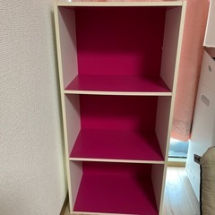 決まりました　3段カラーボックス貰ってくださいの画像