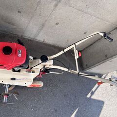 美品 三菱 農用トラクター カゴ車輪付き 耕運機 マイミニ MM256/MM257 最大出力1.8kw 2.5PS 管理機 農機具 管理機の画像