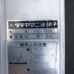 2連はしごの画像