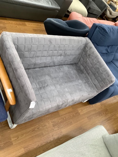2人掛けソファ　IKEA グレー　5,500円