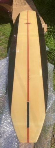 NO BRANDのオーナー出川三千男がシェイプデザイン　9.6ft ロングボード