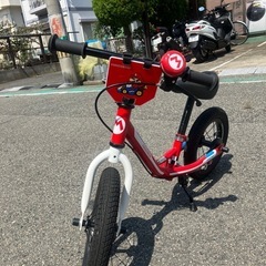 【美品】キッカーアバンス マリオカート 12インチ　自転車　ストライダー　任天堂 美品】キッカーアバンス マリオカート 12インチ 自転車