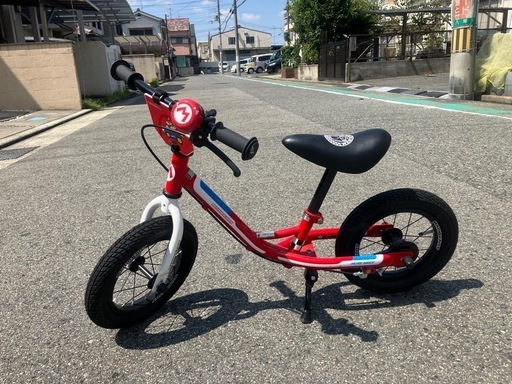 【美品】キッカーアバンス マリオカート 12インチ　自転車　ストライダー　任天堂 ストライダーキッカーアバンス マリオカート-I 12インチ 自転車に早く