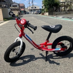ストライダー　キッカーアバンス マリオカート-I 12インチ 自転車に早く乗るためのブレーキ付 バランスバイク トレーニング用バイクの画像