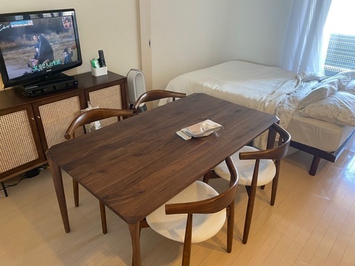 ※ 早めの引き取り希望　机と椅子セット　北欧風　　　アンティーク