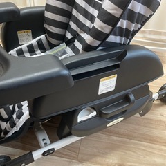 カトージ　KATOJI スイングハイローチェア ピッコロ ベビーベッド ベビーチェア ボーダーの画像