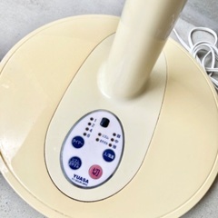 【取引完了】無料　扇風機　レトロ　ユアサプライムス株式会社　ホワイト　きなり　動作確認済みの画像