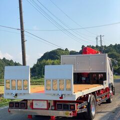 【W-0015】三菱 ファイター FK71HHZ ローダー セルフローダー H16 ウインチ付 4段フックイン ラジコン 積載ローダー 6000kg 花見台 車検付の画像