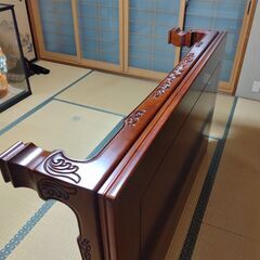 カリモク製座卓　無料　【宇都宮市石井町】横幅151㎝×奥行91㎝×高さ36㎝の画像