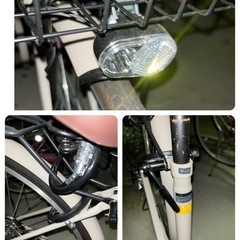 自転車　27インチ　ベージュの画像