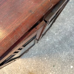 ガラス扉　アンティーク　キャビネットの画像