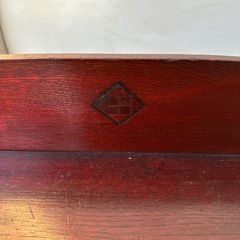 ガラス扉　アンティーク　キャビネットの画像