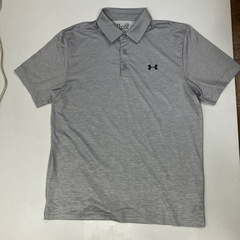 ロ2409-171 UNDER ARMOUR ポロシャツ シルバ...
