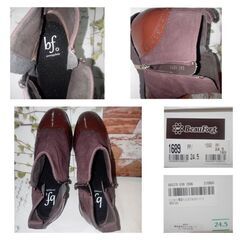 ビューフォート厚底マニッシュダブルファスナーブーツの画像