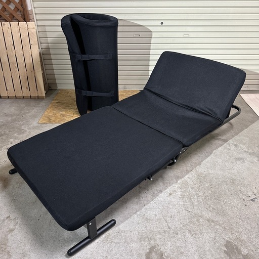 折りたたみベッド マットレス付 角度調整可能 ベッド