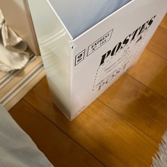 ヴィンテージ風ポスト⭐︎白スチールの画像