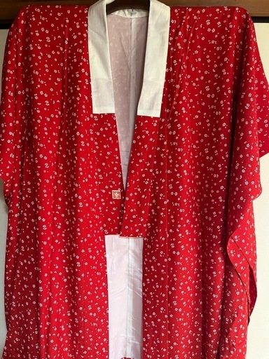 花井幸子 振袖 長襦袢 赤