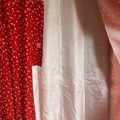 花井幸子 振袖 長襦袢 赤の画像