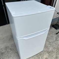 【動作保証あり】YAMAZEN ヤマゼン 2021年 YFR-D91 86L 2ドア 直冷式 冷凍冷蔵庫 【管理KRR639】