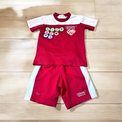 KONAMI コナミスポーツ体操服　アナ雪ワッペン付き　100cm
