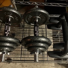 ダンベル等　トレーニングセット